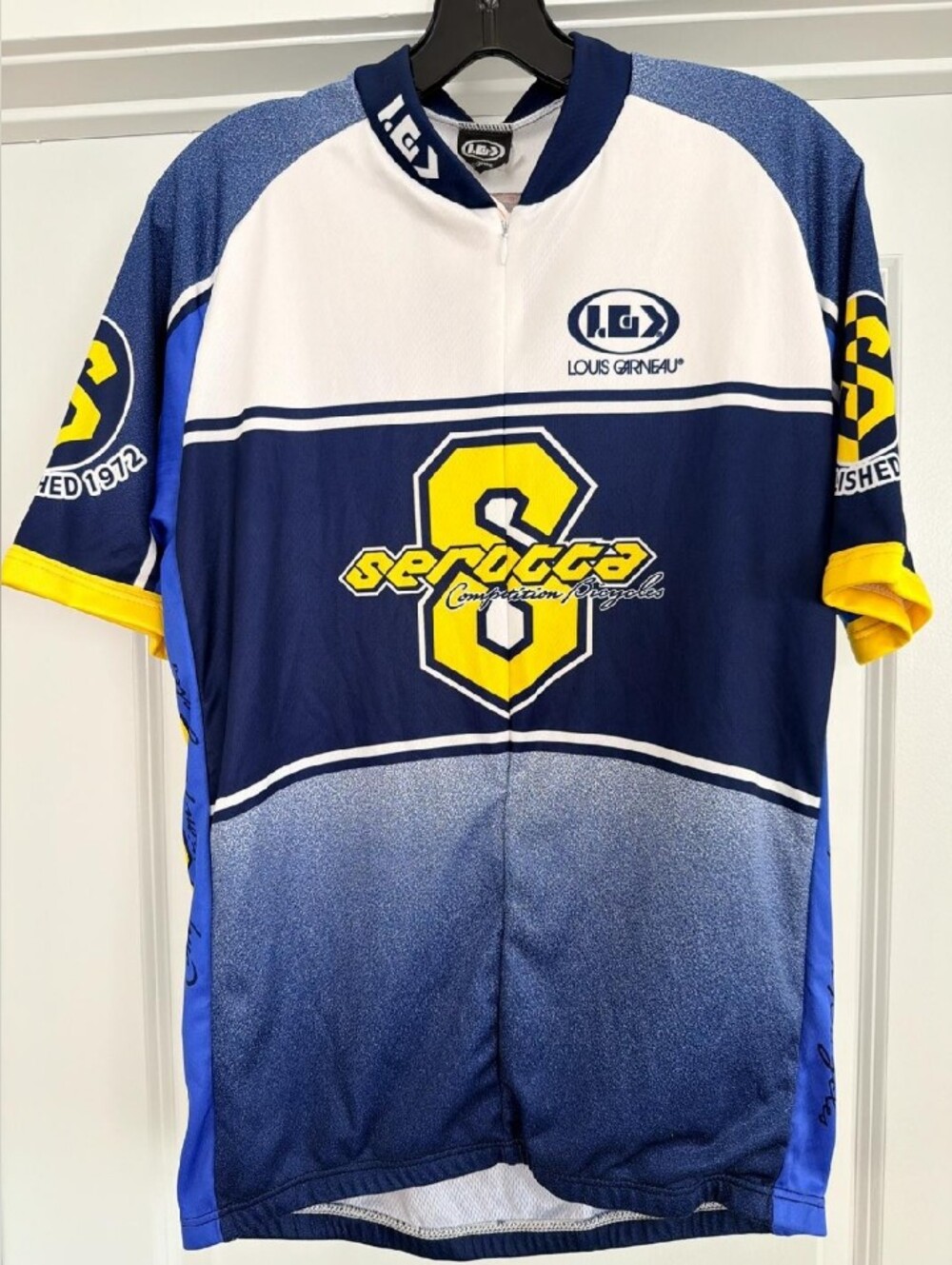 Vintage NWT Serotta Louis Garneau Cycling Jersey Men’s XL Made USA